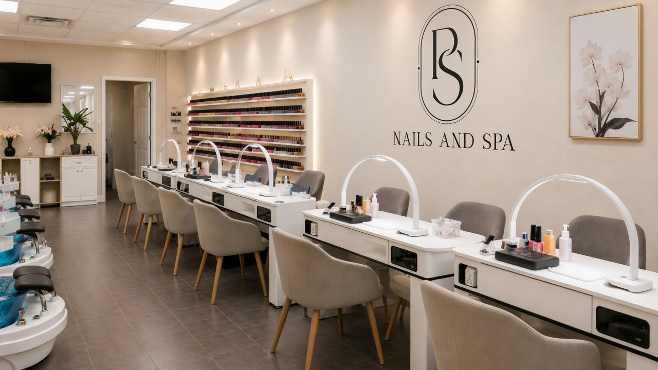 Welcoming reception at PS Nails and Spa