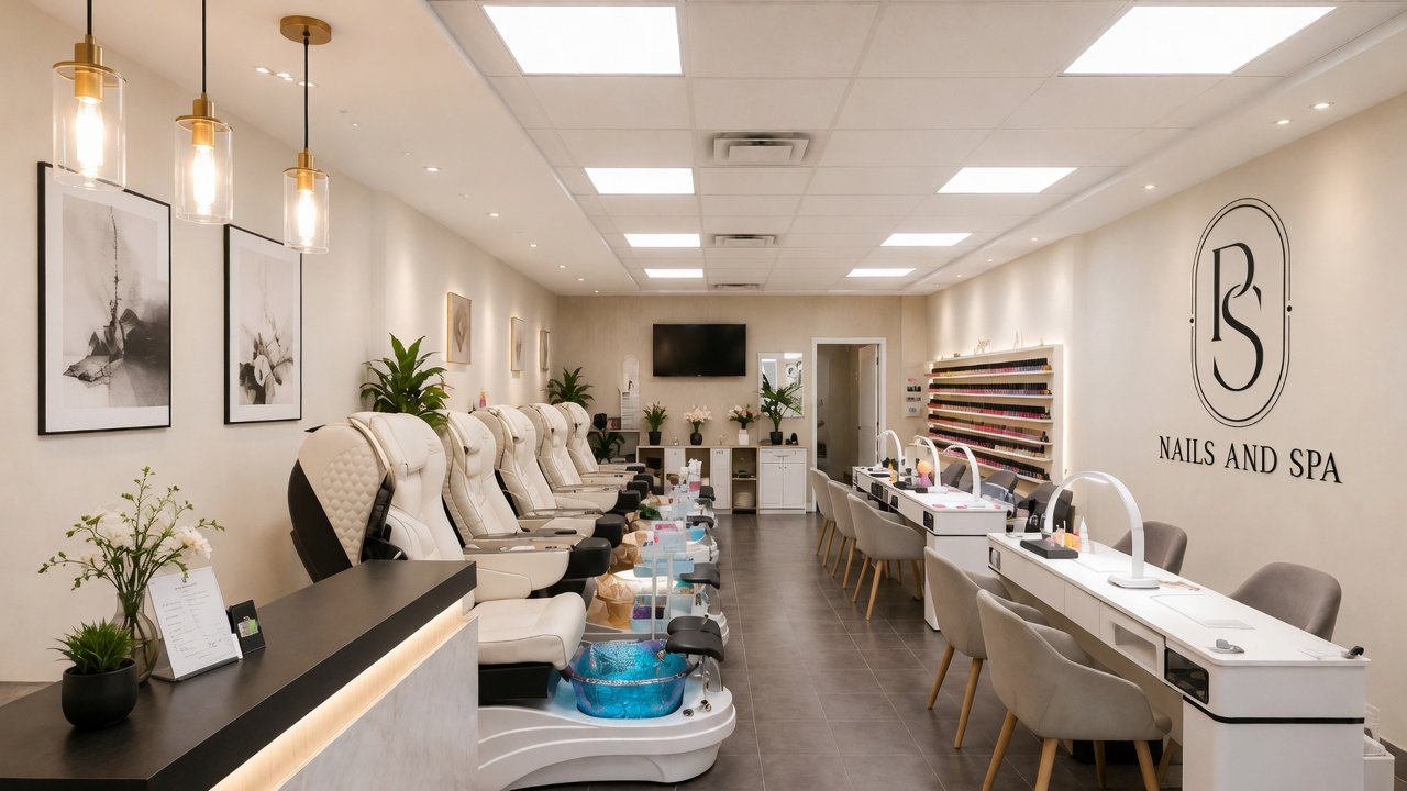 Nail extension, manicure and pedicure services at PS Nails and Spa